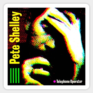 Telephone Operator 1983 New Wave Throwback Sticker